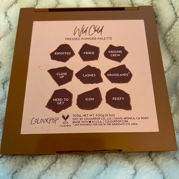 Colourpop - Wild Child eyeshadow palette - Picture 3 of 3